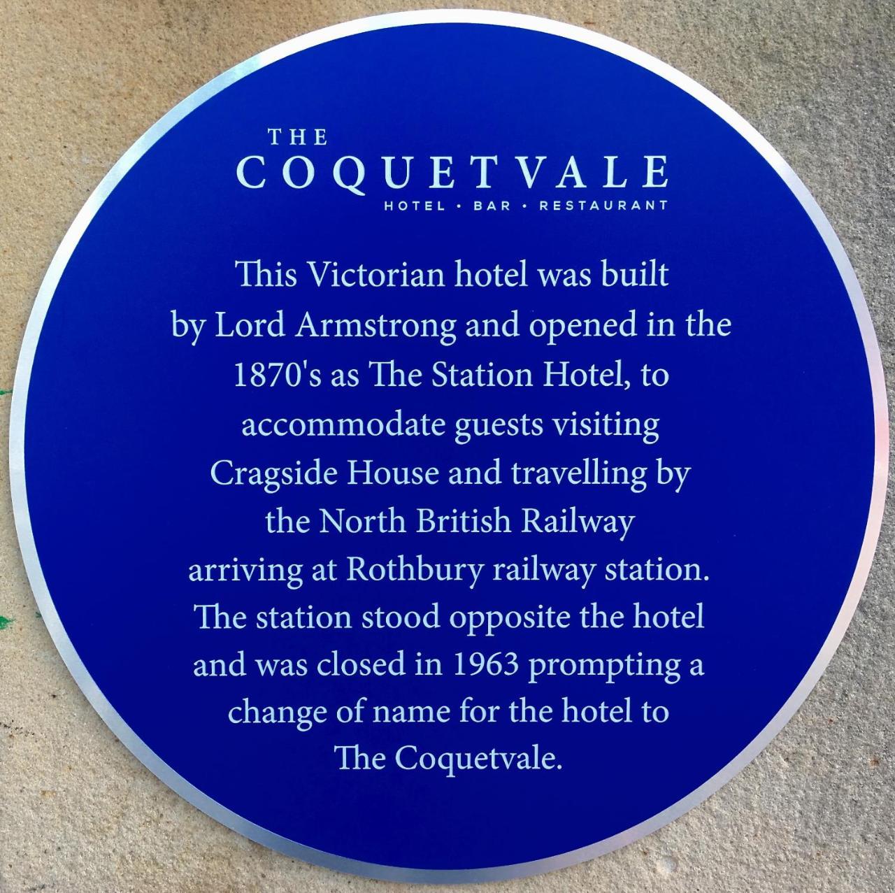 Coquetvale Hotel Rothbury Exterior foto